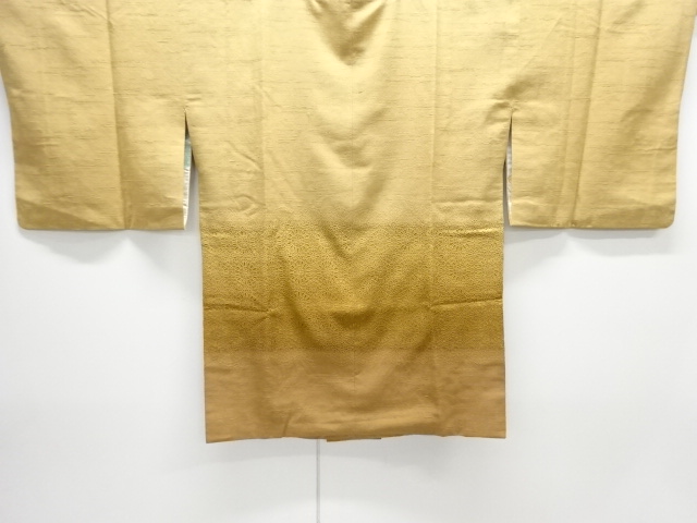 JAPANESE MICHIYUKI COAT / DRAWNWORK / TSUMUGI / FLOWER CREST